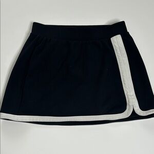 JoyLab Black Mini Skort with White Trim
